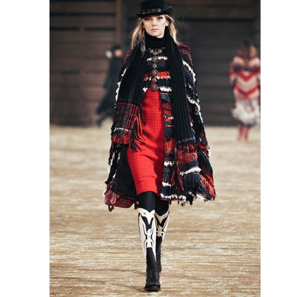 Chanel Runway Wool Sheath Dress - Picture 2 of 6